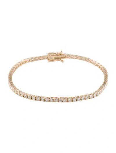 Pre-owned Bracelet 14k 3.00ctw Diamond Tennis , 7" In Multi