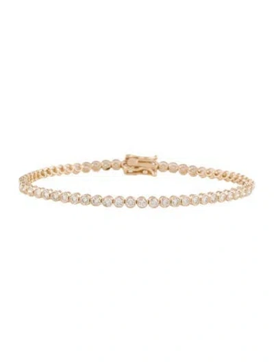 Pre-owned Bracelet 14k 3.00ctw Diamond Tennis , 7" In Multi
