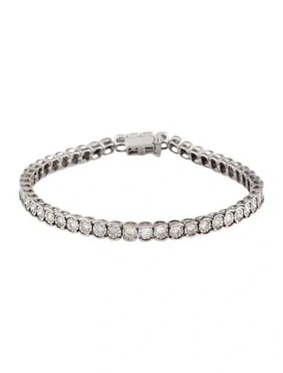 Pre-owned Bracelet 14k 3.00ctw Diamond Tennis , 7" In Multi