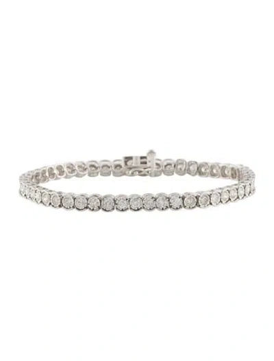 Pre-owned Bracelet 14k 3.00ctw Diamond Tennis , 7" In Multi