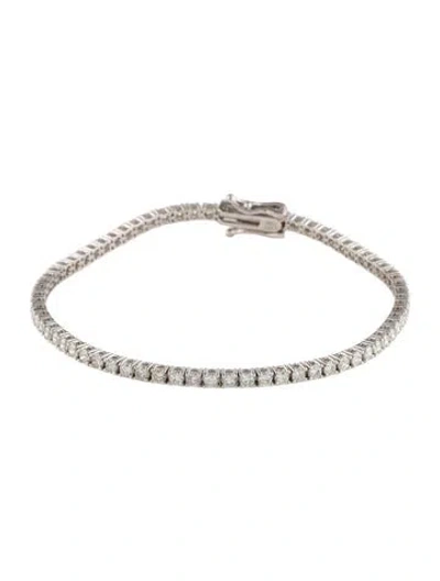 Pre-owned Bracelet 14k 3.00ctw Diamond Tennis , 7" In Multi