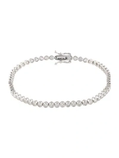 Pre-owned Bracelet 14k 3.00ctw Diamond Tennis , 7.25" In Multi