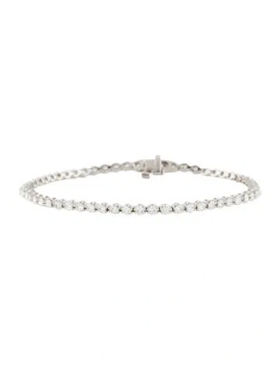 Pre-owned Bracelet 14k 3.00ctw Diamond Tennis , 7.25" In Multi