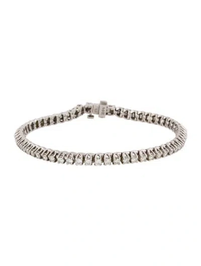 Pre-owned Bracelet 14k 3.00ctw Diamond Tennis Link , 7" In Multi
