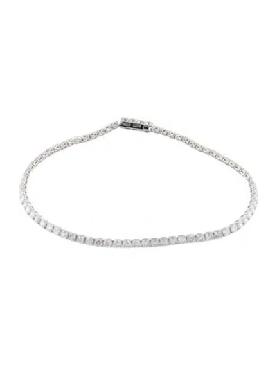 Pre-owned Bracelet 14k 3.00ctw Lab-grown Diamond Tennis , 7" In Multi
