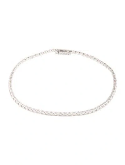 Pre-owned Bracelet 14k 3.00ctw Lab-grown Diamond Tennis , 7" In Multi