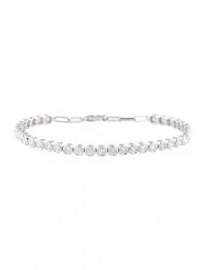 Pre-owned Bracelet 14k 3.06ctw Tennis , 7" In Multi