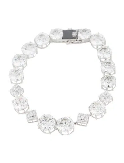 Pre-owned Bracelet 14k 32.40ctw Lab-grown Diamond Tennis , 6.5" In Multi