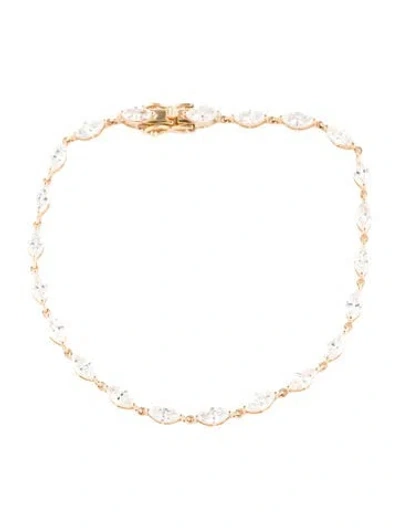 Pre-owned Bracelet 14k 3.43ctw Lab-grown Diamond Tennis , 7" In Multi