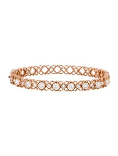 Pre-owned Bracelet 14k 3.44ctw. Diamond Bangle , 6.75" In Multi