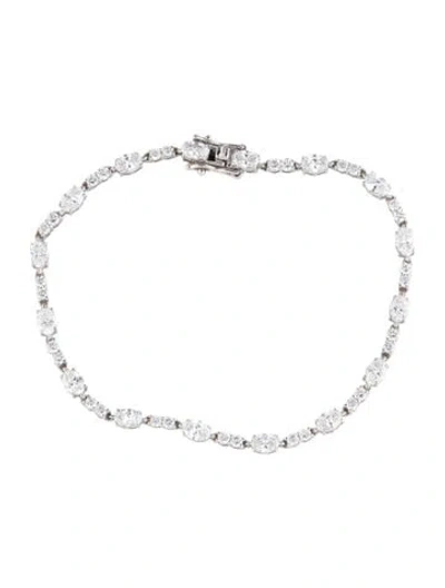 Pre-owned Bracelet 14k 3.46ctw Lab Grown Diamond Link , 5.75" In Multi