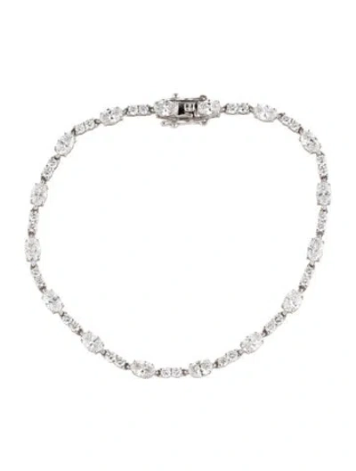 Pre-owned Bracelet 14k 3.46ctw Lab Grown Diamond Link , 6.5" In Multi