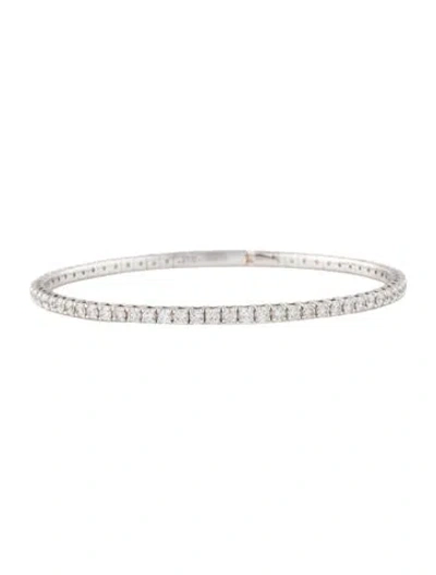 Pre-owned Bracelet 14k 3.50ctw Diamond Bangle , 7" In Multi
