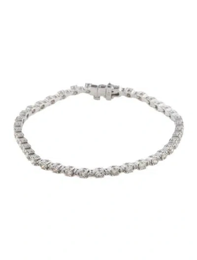 Pre-owned Bracelet 14k 3.50ctw Diamond Link , 7" In Multi