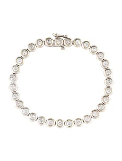 Pre-owned Bracelet 14k 3.50ctw Diamond Tennis , 6.75" In Multi