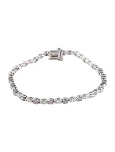 Pre-owned Bracelet 14k 3.50ctw Diamond Tennis , 6.75" In Multi