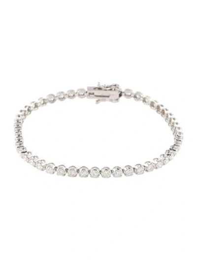 Pre-owned Bracelet 14k 3.50ctw Diamond Tennis , 7" In Multi
