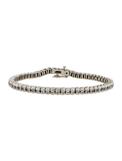 Pre-owned Bracelet 14k 3.60ctw Diamond Link , 7" In Multi