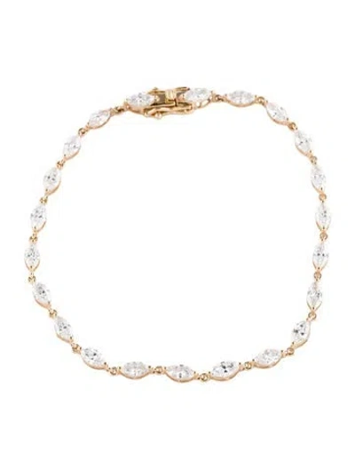Pre-owned Bracelet 14k 3.70ctw Diamond Link , 6.75" In Multi