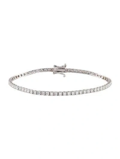 Pre-owned Bracelet 14k 3.80ctw Diamond Link  In Multi