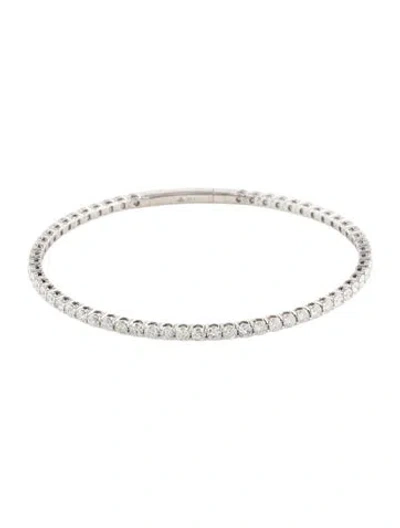 Pre-owned Bracelet 14k 3.87ctw Diamond Flex , 6.75" In Multi