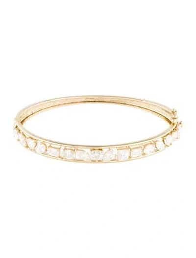 Pre-owned Bracelet 14k 4.00ctw Diamond Bangle , 6.25" In Multi