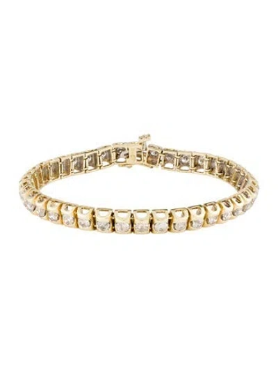 Pre-owned Bracelet 14k 4.00ctw Diamond Tennis , 7" In Multi