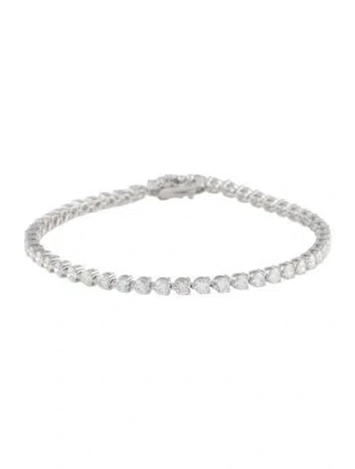 Pre-owned Bracelet 14k 4.00ctw Diamond Tennis , 7" In Multi