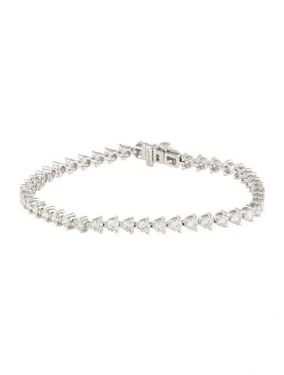 Pre-owned Bracelet 14k 4.00ctw Diamond Tennis , 7" In Multi