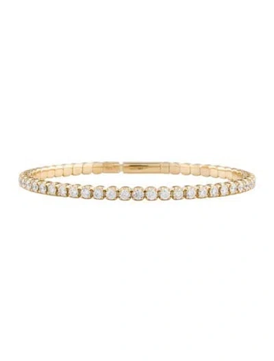 Pre-owned Bracelet 14k 4.00ctw Lab-grown Diamond Bangle , 6.75" In Multi