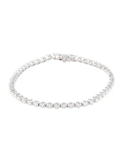 Pre-owned Bracelet 14k 4.00ctw Tennis , 7" In Multi