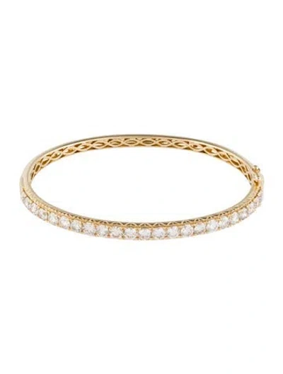Pre-owned Bracelet 14k 4.01ctw Diamond Bangle , 7" In Multi