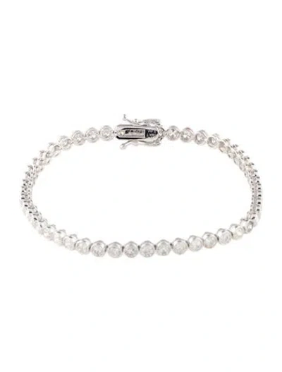 Pre-owned Bracelet 14k 4.25ctw Diamond Tennis , 7" In Multi