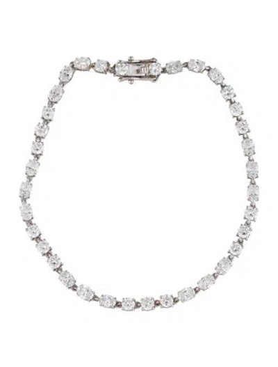 Pre-owned Bracelet 14k 4.37ctw Lab-grown Diamond Tennis , 7" In Multi