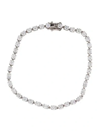 Pre-owned Bracelet 14k 4.39ctw Lab-grown Diamond Tennis , 7" In Multi