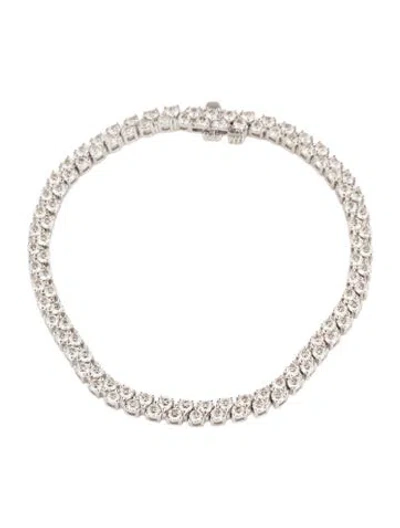Pre-owned Bracelet 14k 4.75ctw Diamond Link , 7" In Multi