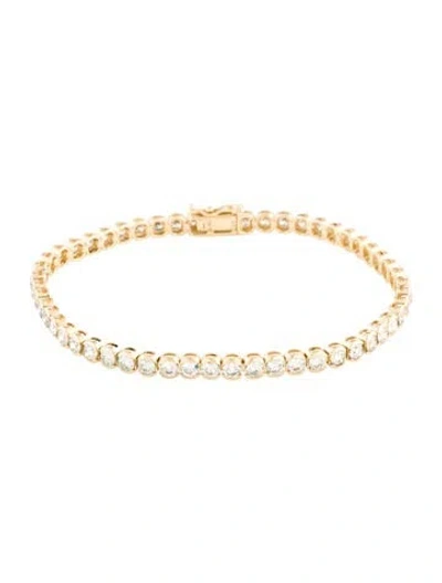 Pre-owned Bracelet 14k 4.75ctw Diamond Tennis , 7" In Multi