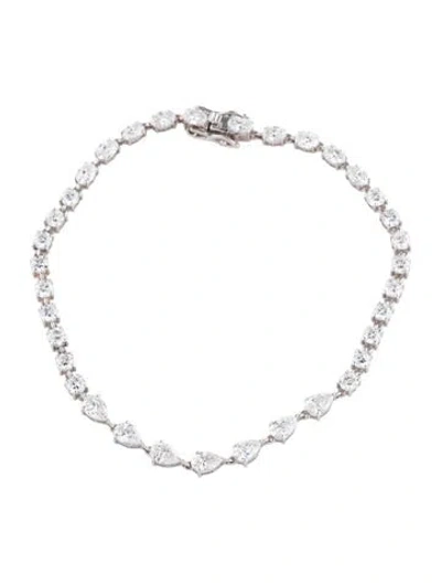 Pre-owned Bracelet 14k 4.80ctw Lab-grown Diamond Link , 7" In Multi