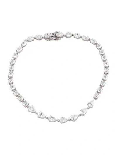 Pre-owned Bracelet 14k 4.80ctw Lab-grown Diamond Link , 7" In Multi