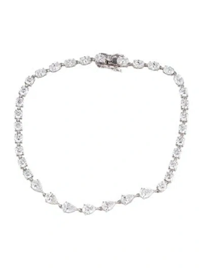 Pre-owned Bracelet 14k 4.80ctw Lab-grown Diamond Tennis , 7" In Multi