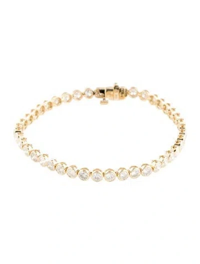 Pre-owned Bracelet 14k 4.83ctw Diamond Tennis , 7" In Multi