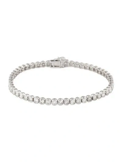 Pre-owned Bracelet 14k 4.86ctw Diamond Tennis , 7" In Multi