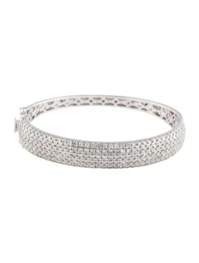 Pre-owned Bracelet 14k 5.00ctw Diamond Bangle , 6.5" In Multi