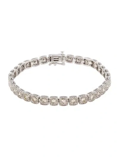 Pre-owned Bracelet 14k 5.00ctw Diamond Link , 7" In Multi