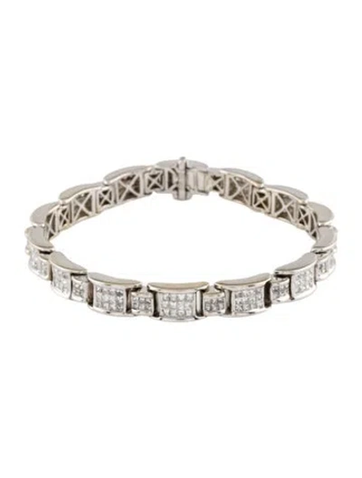 Pre-owned Bracelet 14k 5.00ctw Diamond Link , 7.25" In Multi