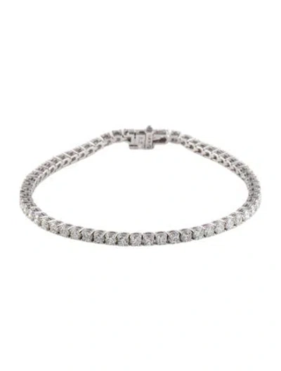 Pre-owned Bracelet 14k 5.00ctw Diamond Tennis , 6.75" In Multi