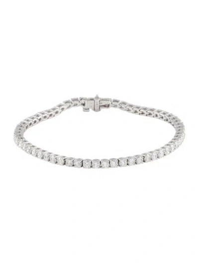 Pre-owned Bracelet 14k 5.00ctw Diamond Tennis , 6.75" In Multi