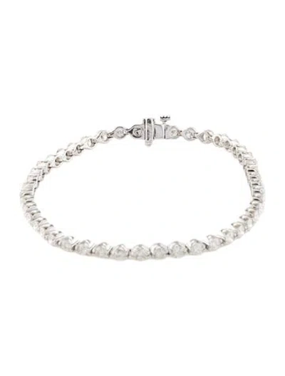 Pre-owned Bracelet 14k 5.00ctw Diamond Tennis , 7" In Multi