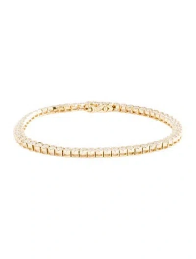 Pre-owned Bracelet 14k 5.00ctw Diamond Tennis , 7" In Multi