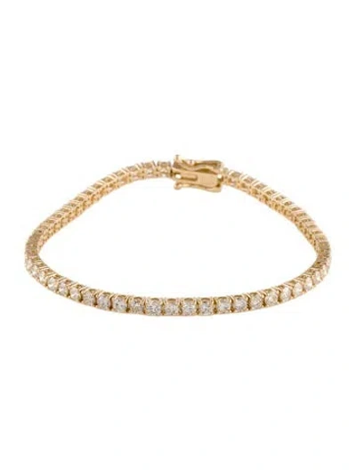 Pre-owned Bracelet 14k 5.00ctw Diamond Tennis , 7" In Multi